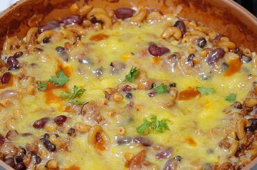 BEEF Bean CHILI MAC EASY One pot stove top