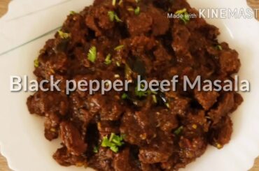 Beef Curry | Beef pepper masala | Black Pepper Beef | Beef Recipe | Quick and Easy beef curry