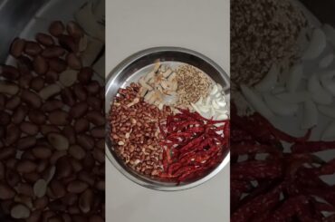 Dry red chilli chutney recipe #shorts  #cooking #ytshorts#viralshorts #peanutchutney#shortsfeed