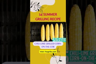 Chili Lime Grilled Corn On The Cob Recipe #shorts