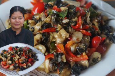 Yummy snails with bell pepper recipe -  Simple cooking channel