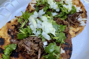Tacos de res.