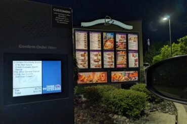 As the cost increases, the font decreases