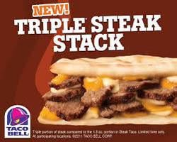 Who els wants the triple steak stack to come back?