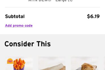 Taco bells unexplained uncharge