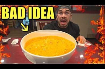 Professional Eater Joel Hansen Eating "Triple Thai Hot" Curry