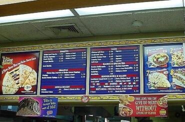 Taco Bell Menu from 2002 with $.69 Bean Burritos!