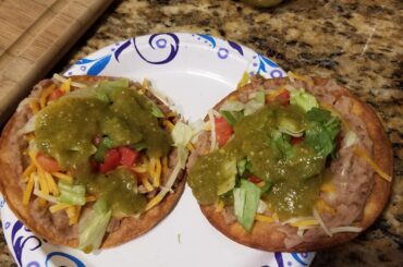 Tostadas on the menu today
