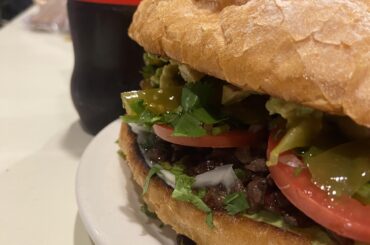 Homemade torta de asada