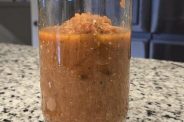 Working on my smoked salsa game