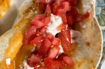 The correct amount of tomatoes on a taco
