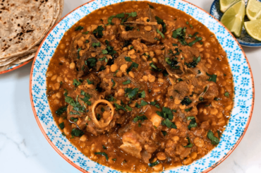 Spicy Chana Dal Gosht - Meat & Lentil Curry