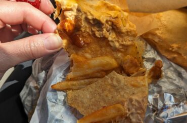 If not for the fries I added, the taco would have been empty. Not a fan of the cantina chicken. More like vanishing chicken.