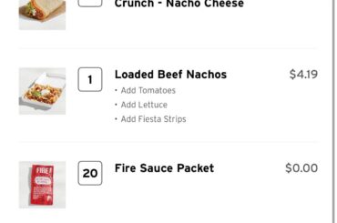 34 Item Taco Bell order is insane