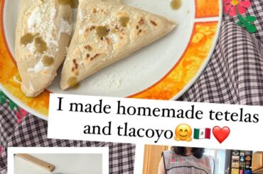 Tlacoyos and tetelas