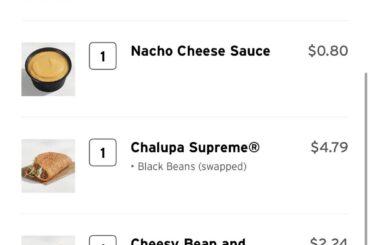 I wish this Tuesday Taco Box would stay forever on the menu!