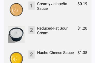 I received 1 quessadilla and nothing else.