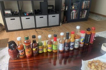 We ranked all the hot sauces in my friends fridge