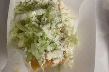 I am Greek guy married to a Mexican woman I think her food is the Best this is chicken flauta and tamales