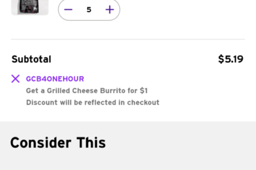 I figured it out! GCB4ONEHOUR