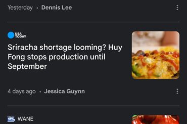 Huy Fong can’t make sauce again