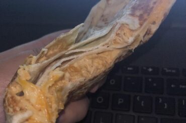 Turning the stacker into chicken quesadilla is a WIN