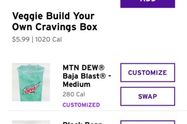 Veggie BYOC box downgraded?