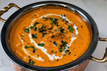 Butter Chicken, the family's favourite.