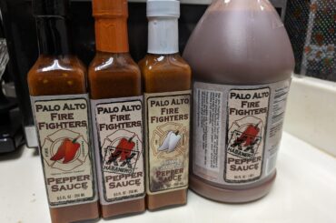 Palo Alto Firefighters hot sauce haul
