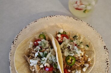Carnitas with Fresno and Serrano. Cinco de Mayo!