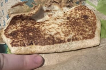 Cheesy Bean & Rice Burritos..