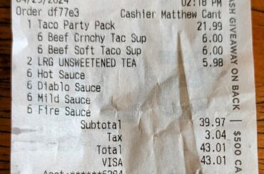 $34usd for 12 tacos???