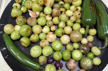 Salsa verde with consome