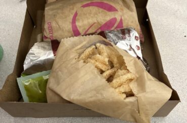 Twin got to choose my Taco Bell order D: