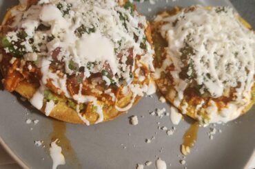 Chicken Tinga Tostada