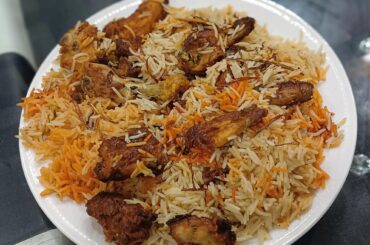 Fried Chicken Biryani Recipe Step by Step | Chicken Biryani