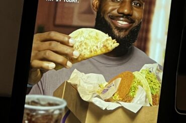 The sense of dread when you open the store to see Lebron reminding you of what's to come