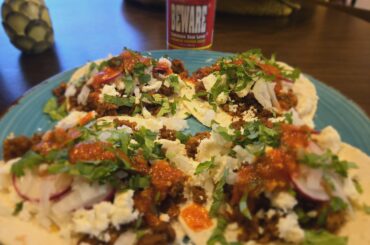 Just killed my bottle of Beware on some lovely chorizo tacos