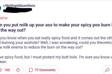 Any of you kings do milk enemas?
