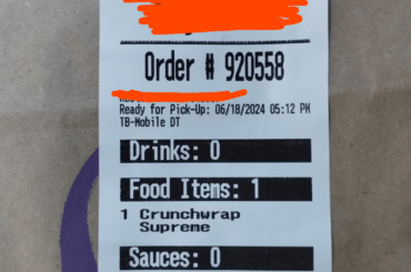 this taco bell made my order 13 minutes before I even arrived at the restaurant.