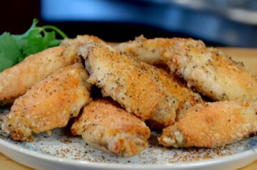 Amazing Air Fried Salt and Pepper Chicken Wings