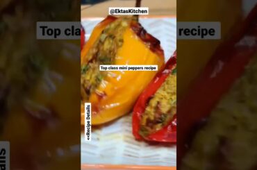 Best Mini Bell Peppers Recipe #shorts @EktasKitchen