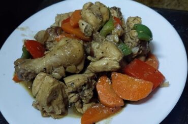 Paano Magluto ng Chicken with Carrot and Bell Pepper | Simple Chicken Recipe