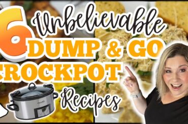 6 UNBELIEVABLE SUMMER DUMP & GO CROCKPOT RECIPES that WILL BLOW your MIND!  | SIMPLE & AMAZING MEALS