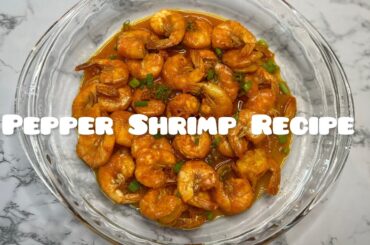Jamaican Pepper Shrimp- Recipe