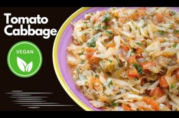 Cabbage Cumin Chili Tomato | Vegan Recipes