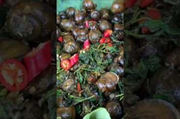 Fried Snail Peppers #cooking  #food  #recipe  #delicious  #yummy #country #cook #food #countryside