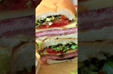 Chopped Italian Sandwich Viral Recipe #shorts