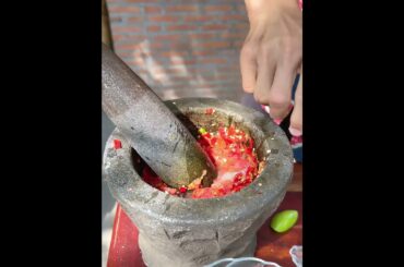 Chili sauce, Unique food by chef Ny. #food #foryou  #chef #cooking   #shorts