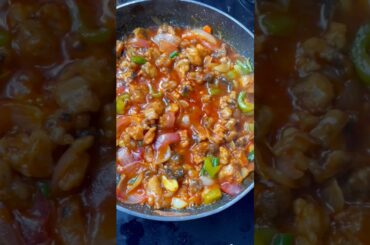 Super Tasty Mushroom chili and Egg fried rice#shortsfeed #shorts #minivlog #mushroomchilli